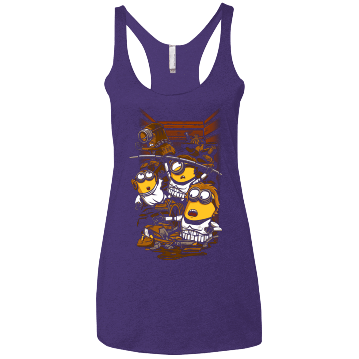T-Shirts Purple / X-Small Despicable Rebels Women's Triblend Racerback Tank