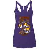 T-Shirts Purple / X-Small Despicable Rebels Women's Triblend Racerback Tank