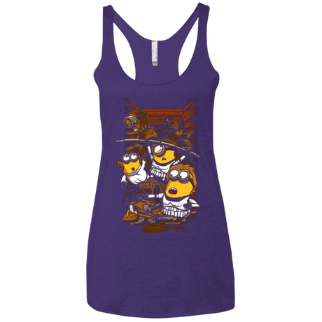 T-Shirts Purple / X-Small Despicable Rebels Women's Triblend Racerback Tank