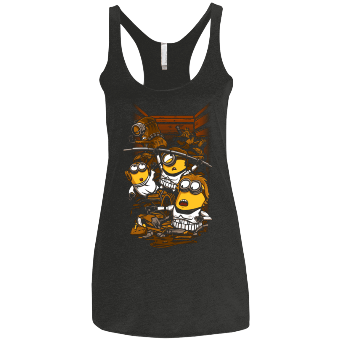 T-Shirts Vintage Black / X-Small Despicable Rebels Women's Triblend Racerback Tank