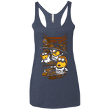 T-Shirts Vintage Navy / X-Small Despicable Rebels Women's Triblend Racerback Tank