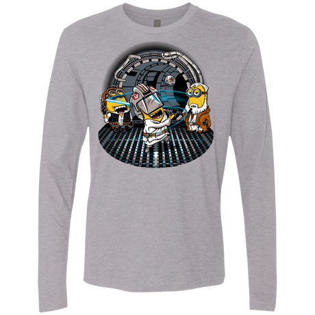 T-Shirts Heather Grey / Small Despicable Training Men's Premium Long Sleeve