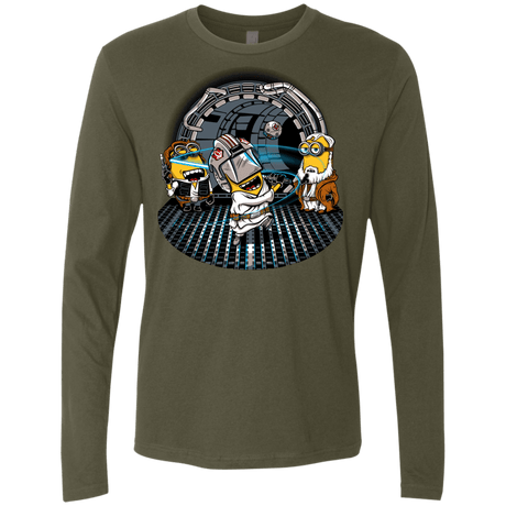T-Shirts Military Green / Small Despicable Training Men's Premium Long Sleeve