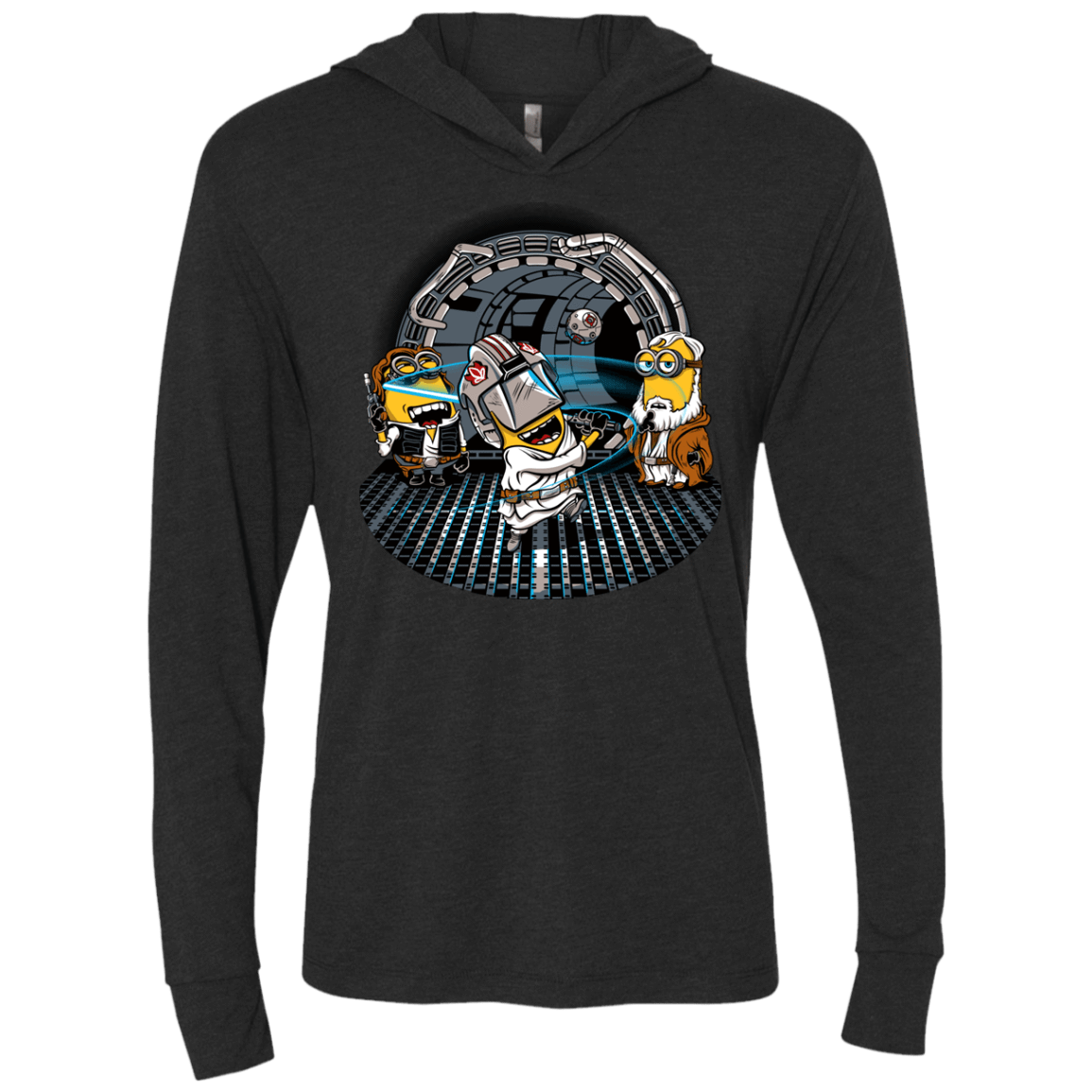 T-Shirts Vintage Black / X-Small Despicable Training Triblend Long Sleeve Hoodie Tee