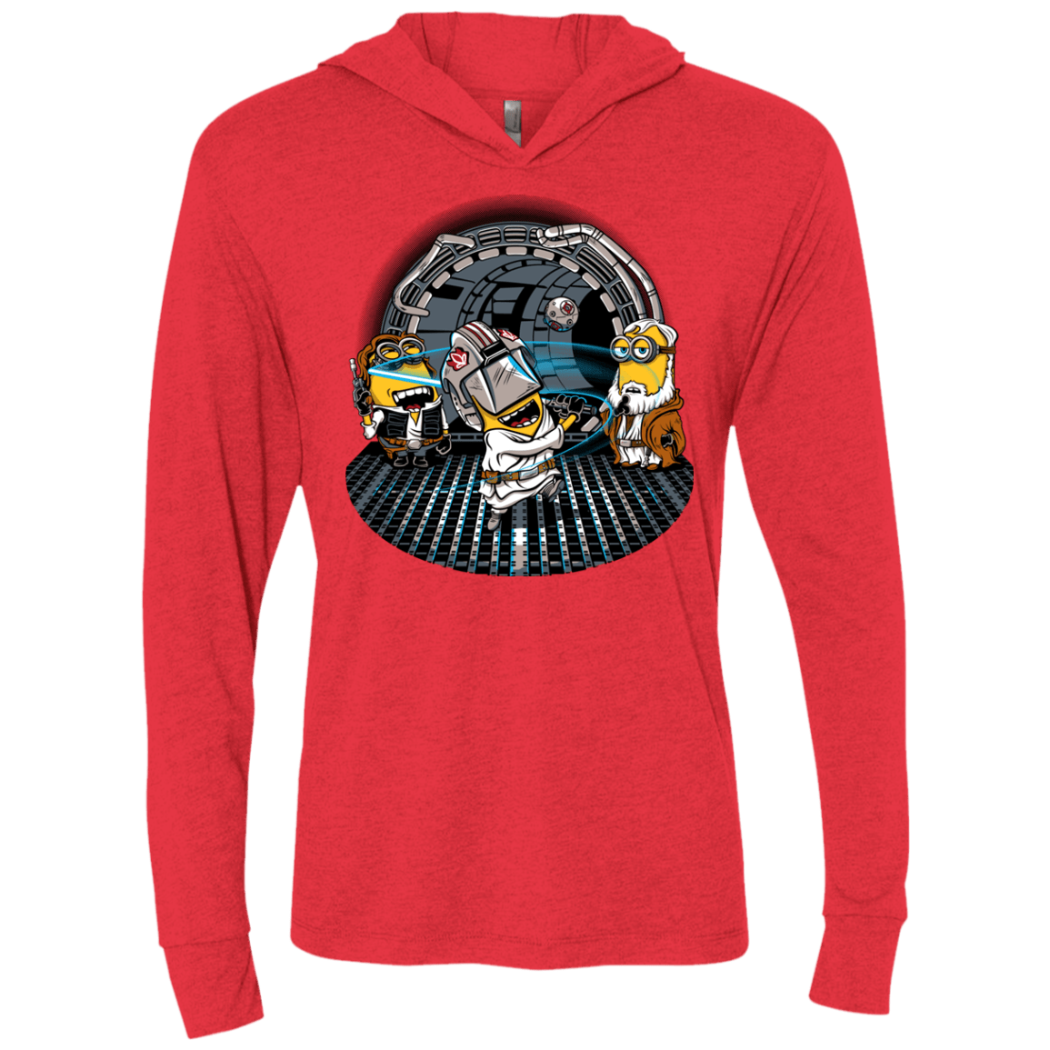 T-Shirts Vintage Red / X-Small Despicable Training Triblend Long Sleeve Hoodie Tee