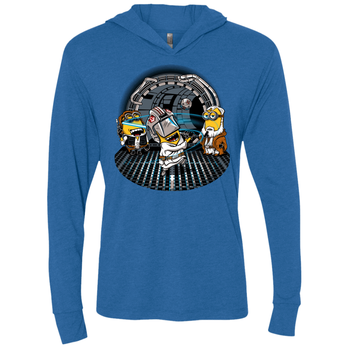 T-Shirts Vintage Royal / X-Small Despicable Training Triblend Long Sleeve Hoodie Tee