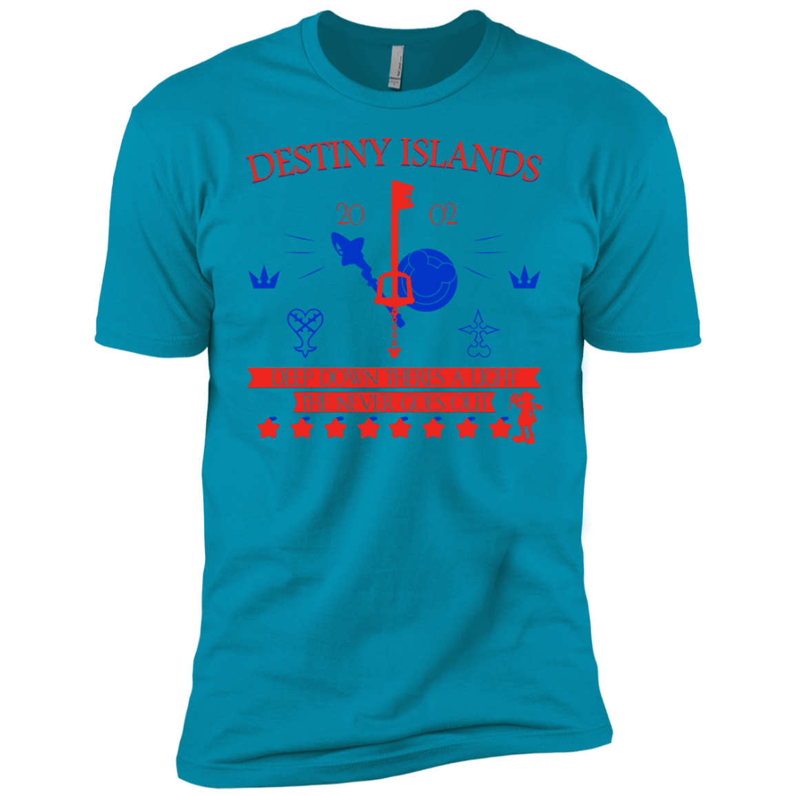 T-Shirts Turquoise / YXS Destiny Island Boys Premium T-Shirt