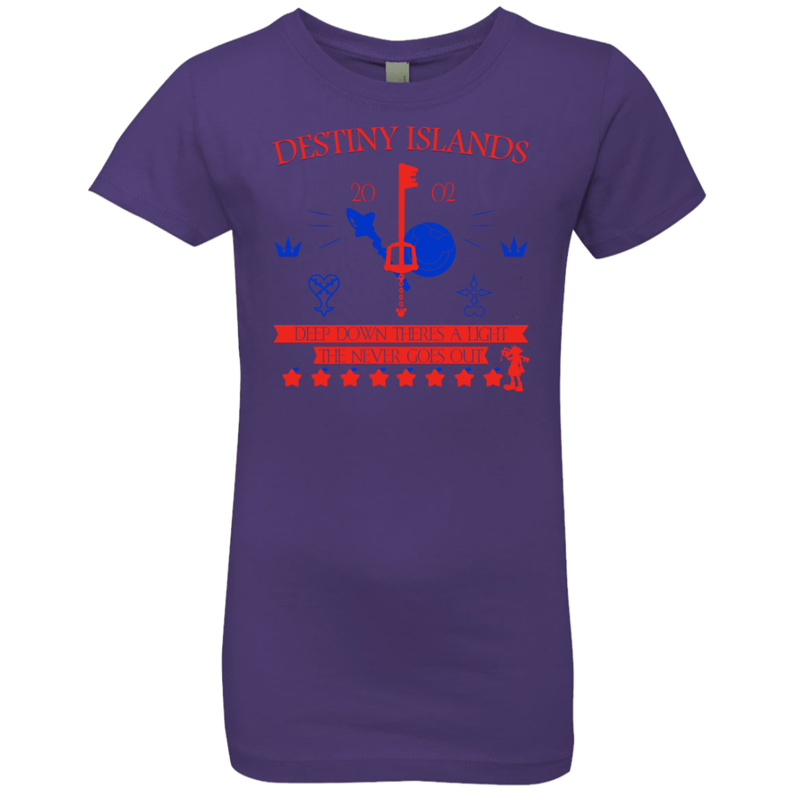 T-Shirts Purple Rush / YXS Destiny Island Girls Premium T-Shirt