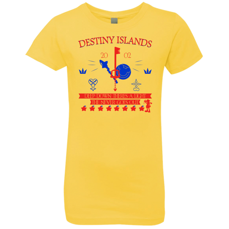 T-Shirts Vibrant Yellow / YXS Destiny Island Girls Premium T-Shirt