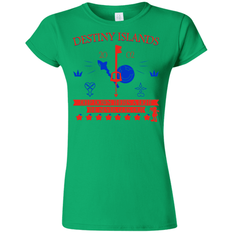 T-Shirts Irish Green / S Destiny Island Junior Slimmer-Fit T-Shirt