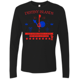 T-Shirts Black / S Destiny Island Men's Premium Long Sleeve