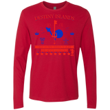 T-Shirts Red / S Destiny Island Men's Premium Long Sleeve