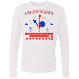 T-Shirts White / S Destiny Island Men's Premium Long Sleeve