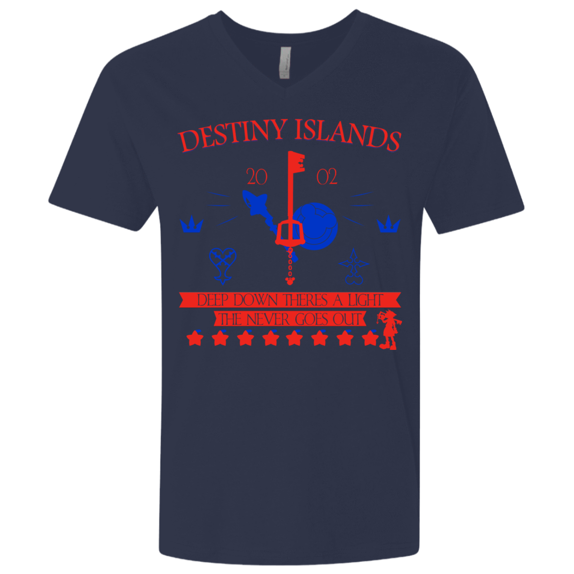 T-Shirts Midnight Navy / X-Small Destiny Island Men's Premium V-Neck