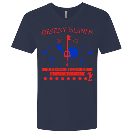 T-Shirts Midnight Navy / X-Small Destiny Island Men's Premium V-Neck