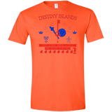 T-Shirts Orange / S Destiny Island Men's Semi-Fitted Softstyle
