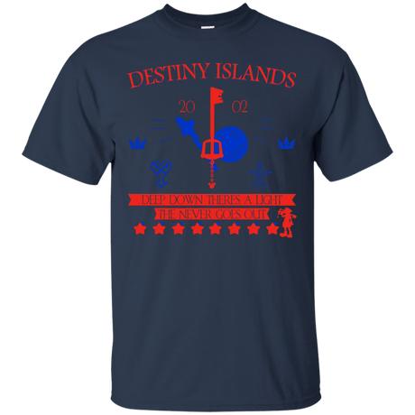 T-Shirts Navy / S Destiny Island T-Shirt