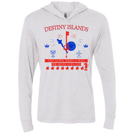Destiny Island Triblend Long Sleeve Hoodie Tee