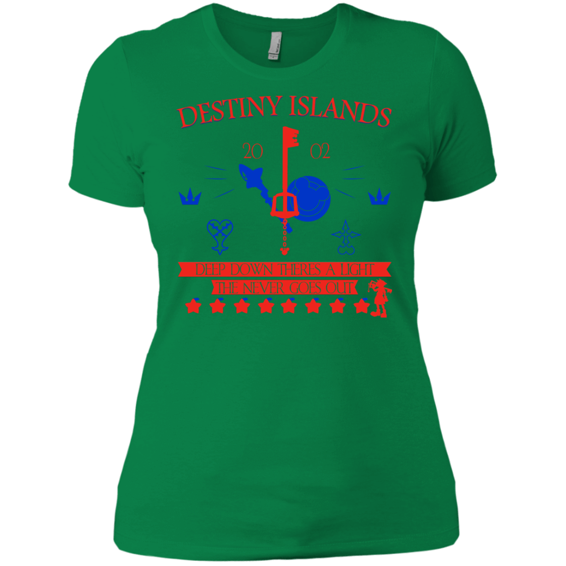 T-Shirts Kelly Green / X-Small Destiny Island Women's Premium T-Shirt