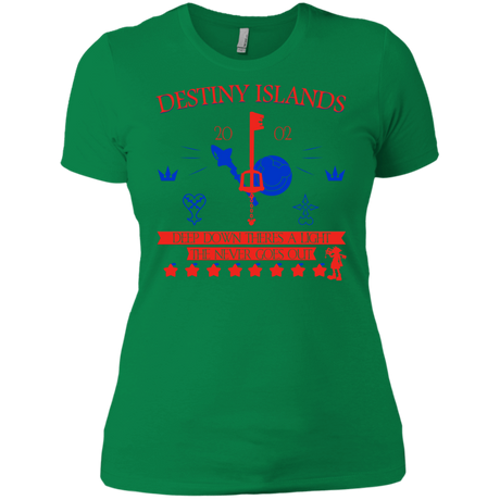 T-Shirts Kelly Green / X-Small Destiny Island Women's Premium T-Shirt