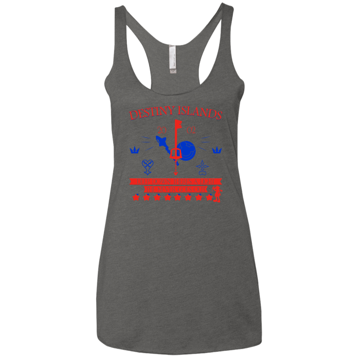 T-Shirts Premium Heather / X-Small Destiny Island Women's Triblend Racerback Tank