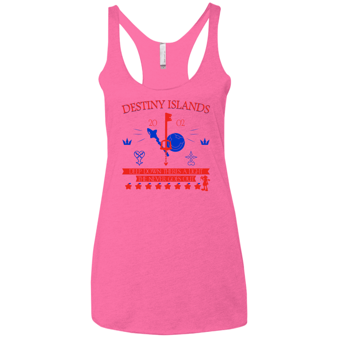 T-Shirts Vintage Pink / X-Small Destiny Island Women's Triblend Racerback Tank