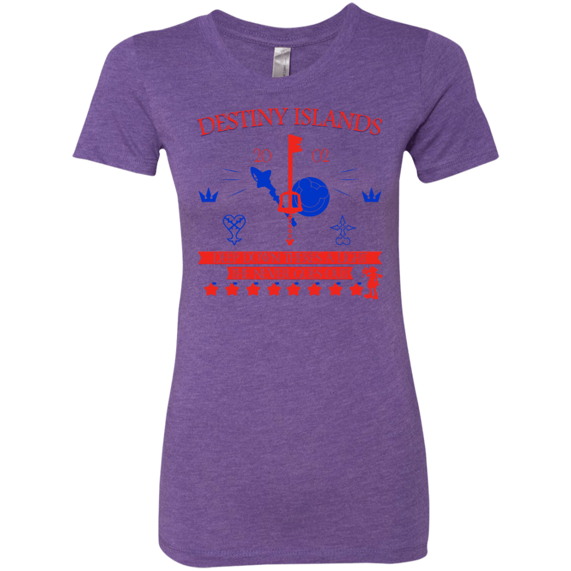 T-Shirts Purple Rush / S Destiny Island Women's Triblend T-Shirt