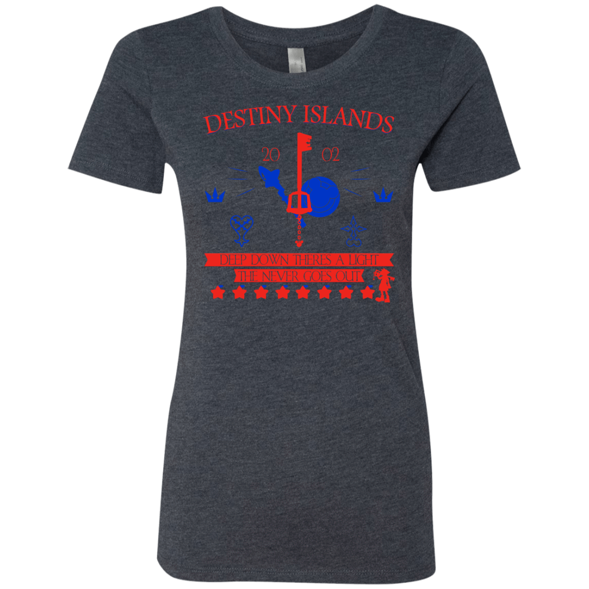 T-Shirts Vintage Navy / S Destiny Island Women's Triblend T-Shirt