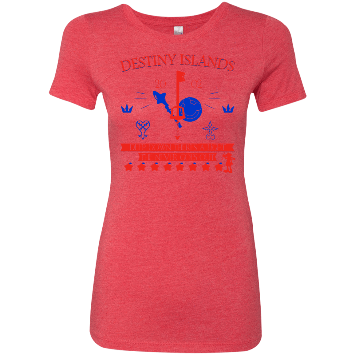 T-Shirts Vintage Red / S Destiny Island Women's Triblend T-Shirt