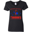 T-Shirts Black / S Destiny Island Women's V-Neck T-Shirt