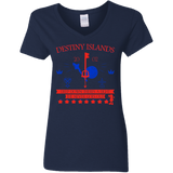 T-Shirts Navy / S Destiny Island Women's V-Neck T-Shirt