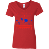 T-Shirts Red / S Destiny Island Women's V-Neck T-Shirt