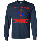 T-Shirts Navy / YS Destiny Island Youth Long Sleeve T-Shirt