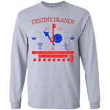 T-Shirts Sport Grey / YS Destiny Island Youth Long Sleeve T-Shirt