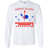 T-Shirts White / YS Destiny Island Youth Long Sleeve T-Shirt