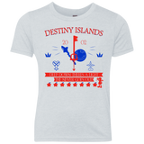 T-Shirts Heather White / YXS Destiny Island Youth Triblend T-Shirt