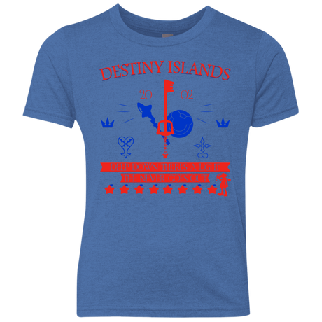 T-Shirts Vintage Royal / YXS Destiny Island Youth Triblend T-Shirt