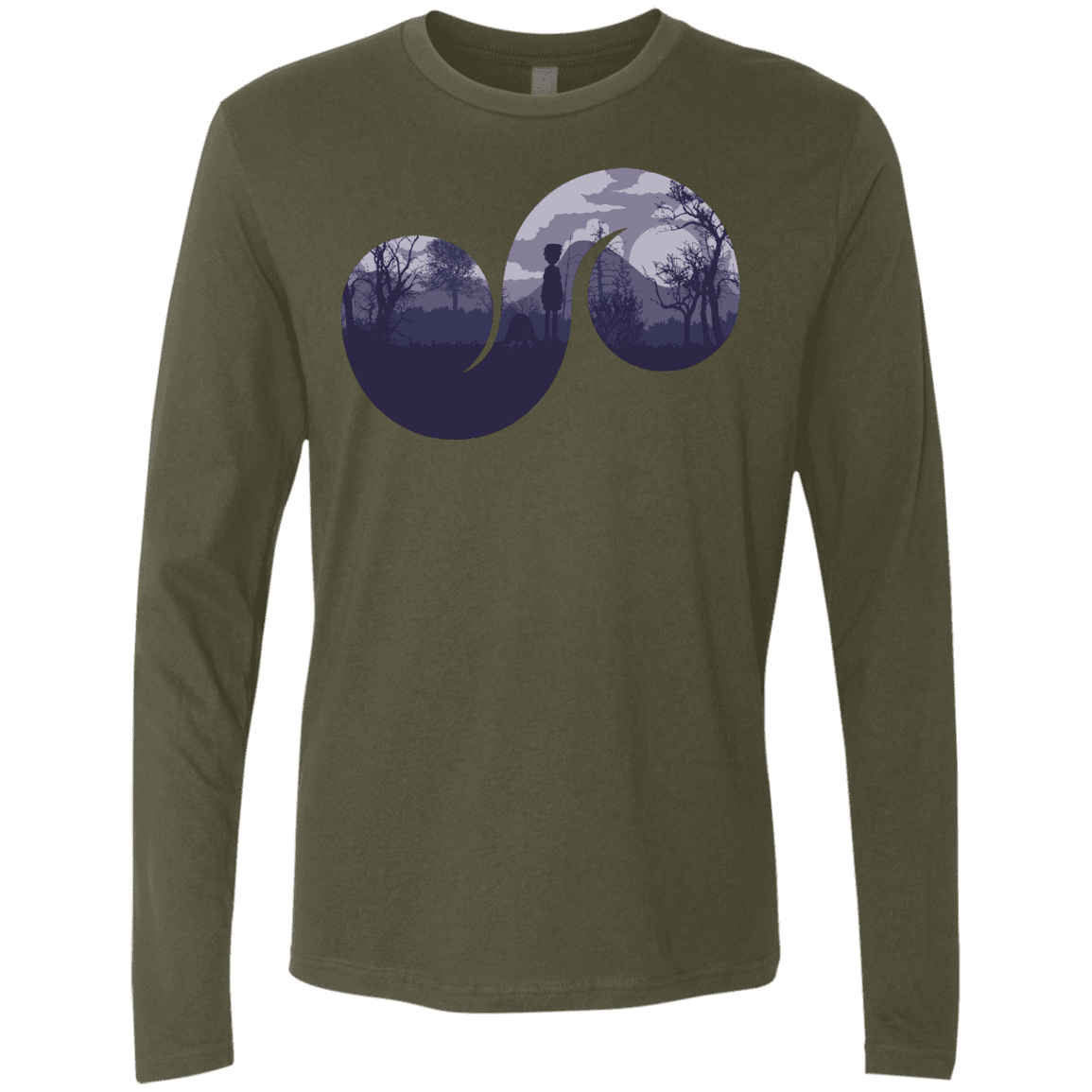 T-Shirts Military Green / S Destiny Men's Premium Long Sleeve