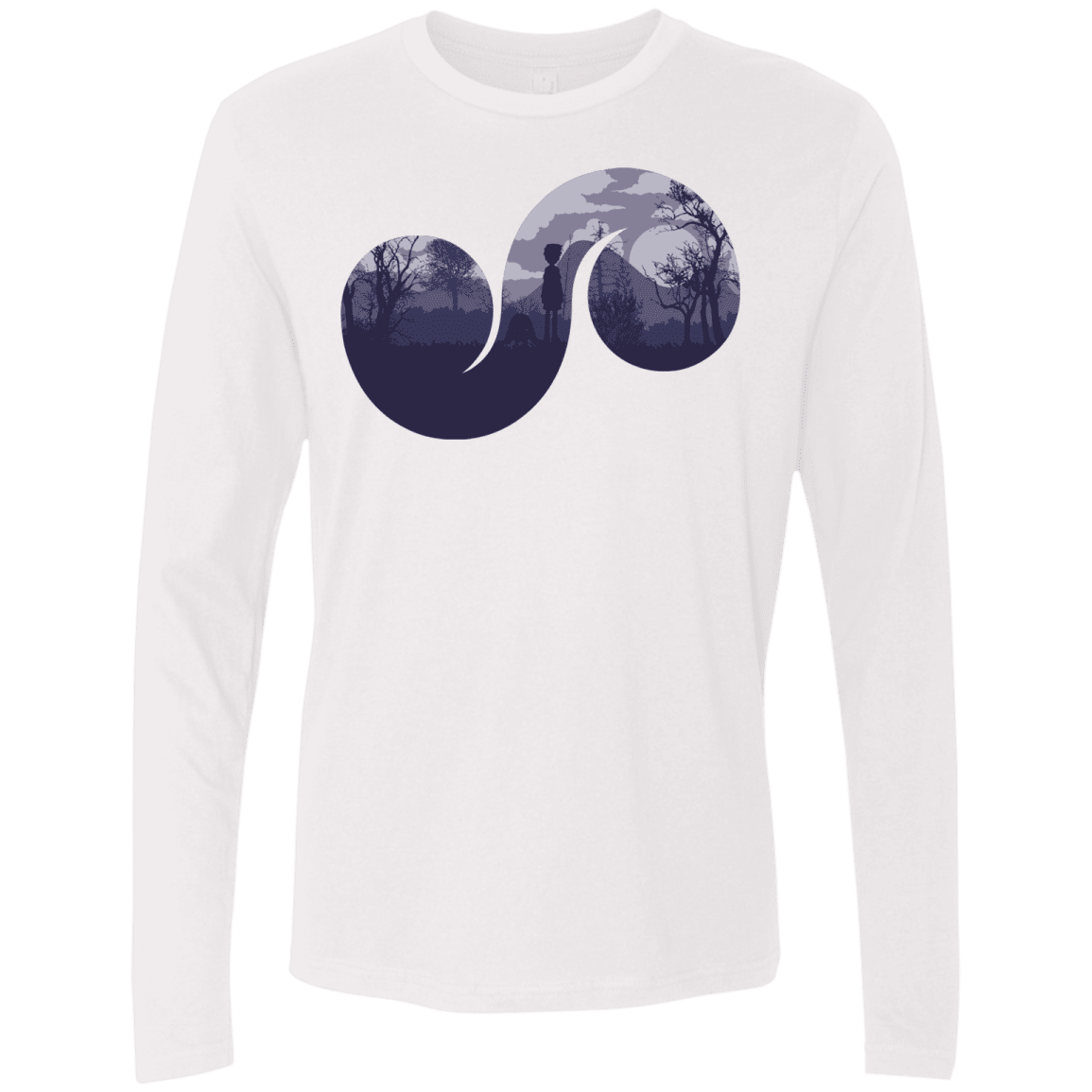 T-Shirts White / S Destiny Men's Premium Long Sleeve