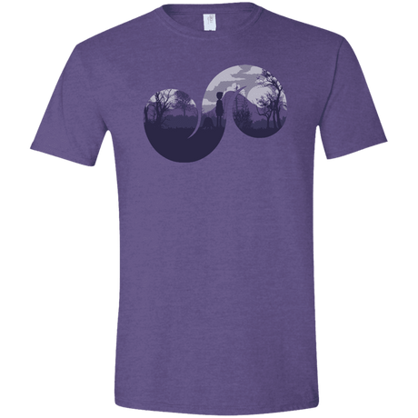 T-Shirts Heather Purple / S Destiny Men's Semi-Fitted Softstyle