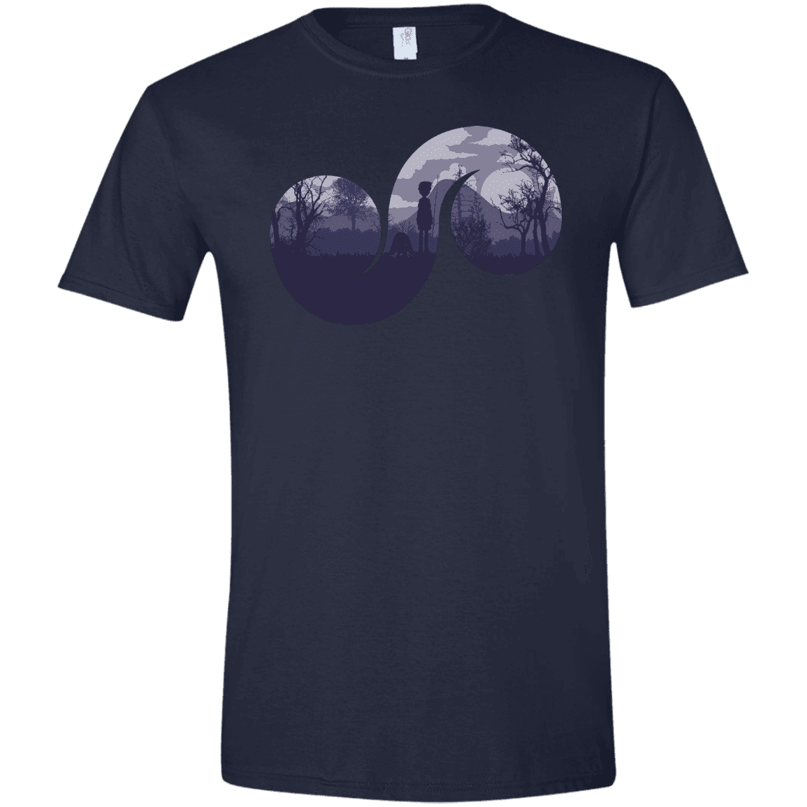 T-Shirts Navy / X-Small Destiny Men's Semi-Fitted Softstyle