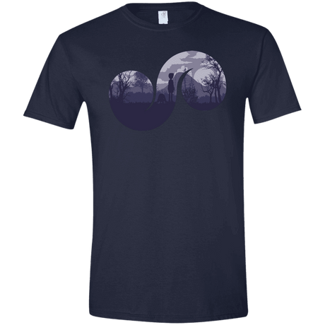 T-Shirts Navy / X-Small Destiny Men's Semi-Fitted Softstyle