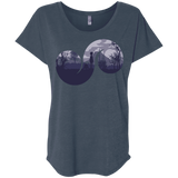 T-Shirts Indigo / X-Small Destiny Triblend Dolman Sleeve