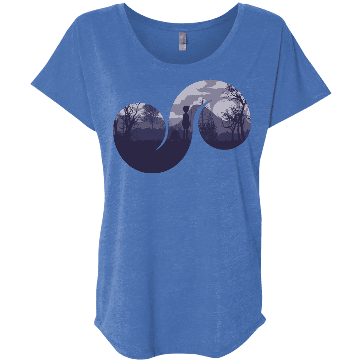 T-Shirts Vintage Royal / X-Small Destiny Triblend Dolman Sleeve