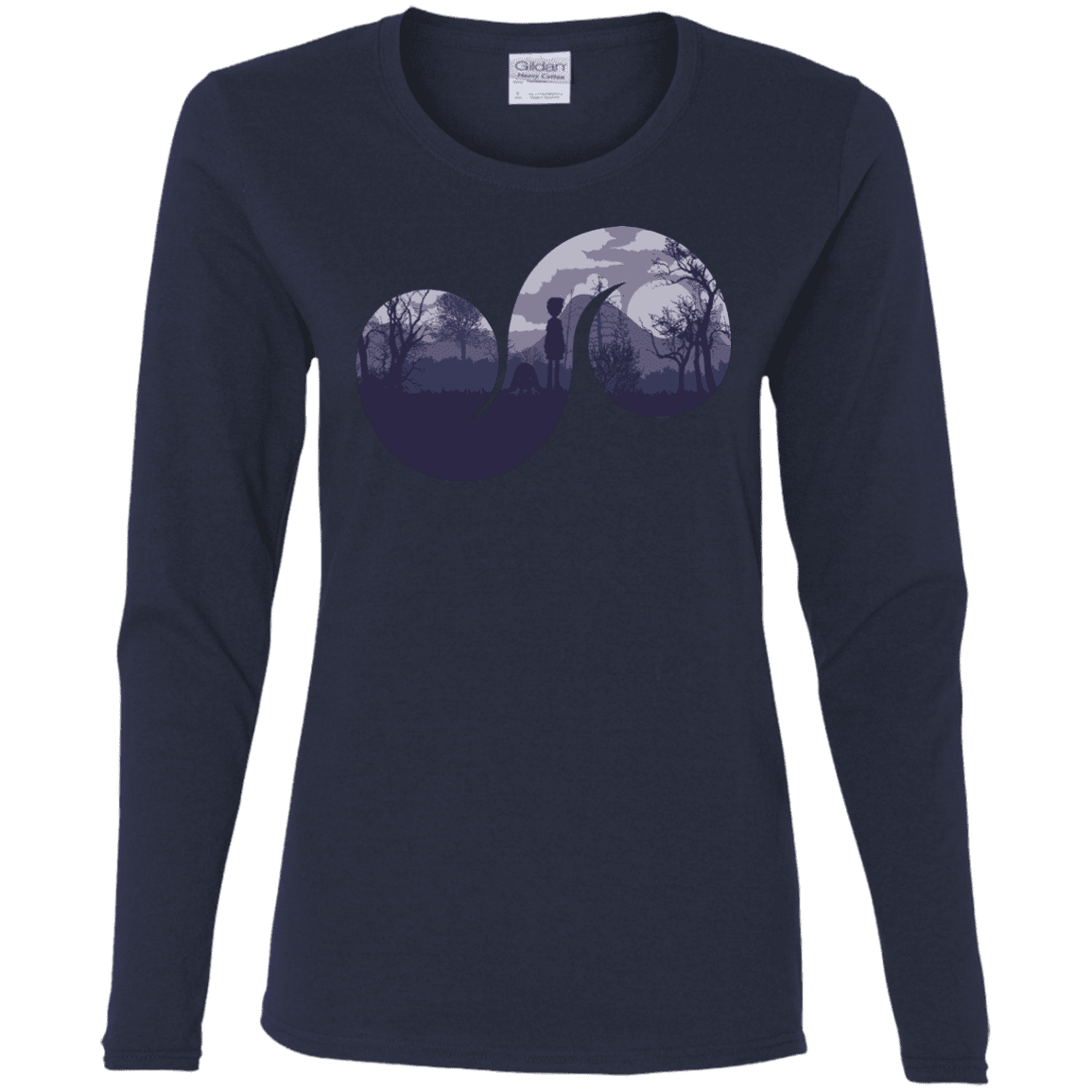 T-Shirts Navy / S Destiny Women's Long Sleeve T-Shirt