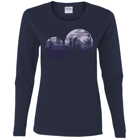 T-Shirts Navy / S Destiny Women's Long Sleeve T-Shirt