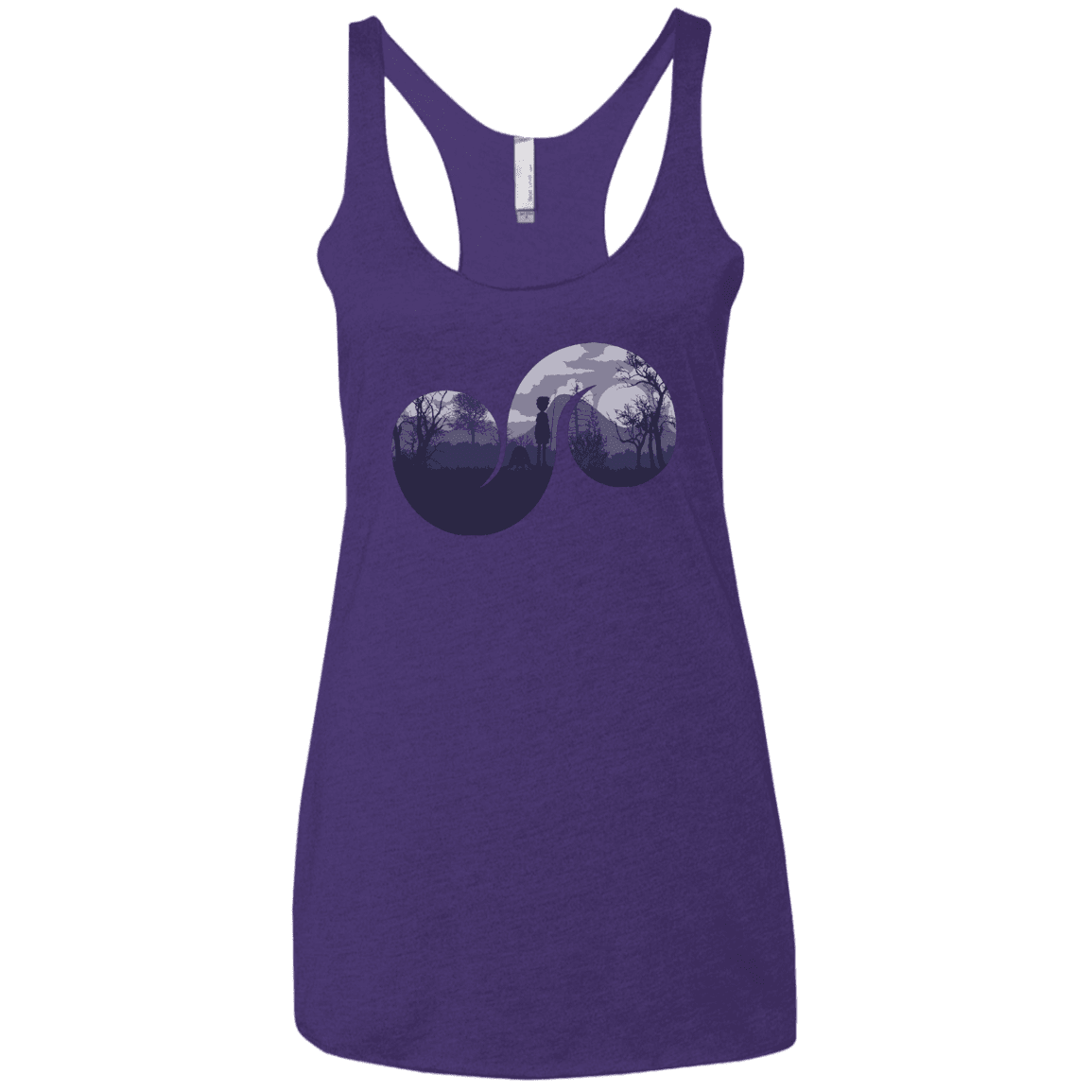 T-Shirts Purple Rush / X-Small Destiny Women's Triblend Racerback Tank