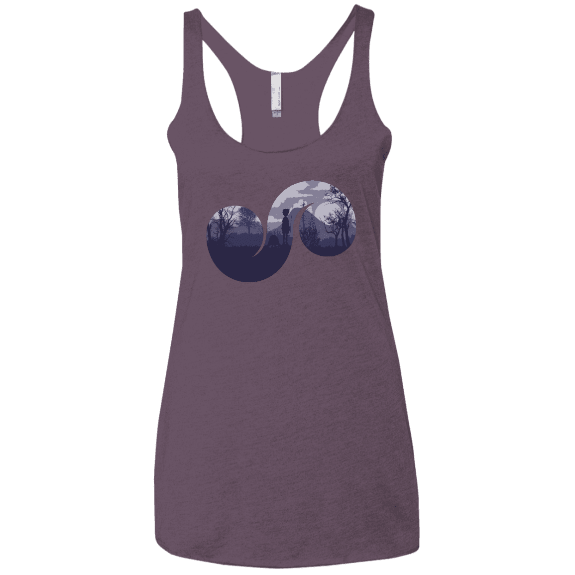 T-Shirts Vintage Purple / X-Small Destiny Women's Triblend Racerback Tank