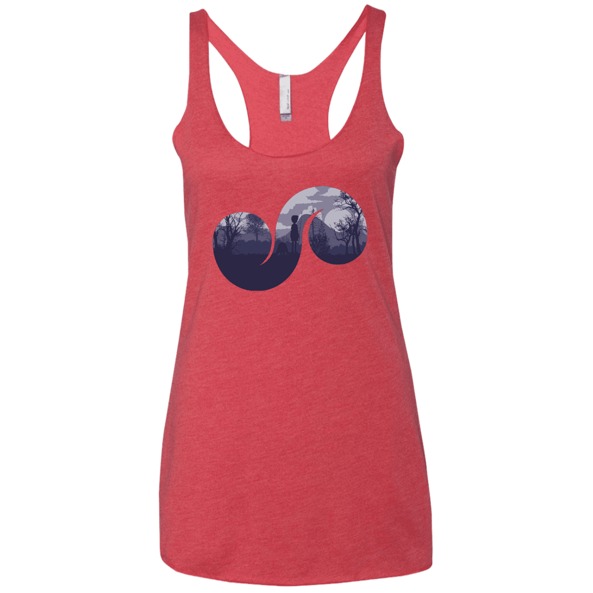 T-Shirts Vintage Red / X-Small Destiny Women's Triblend Racerback Tank