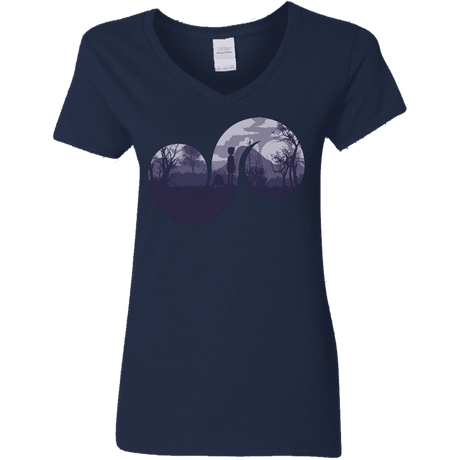 T-Shirts Navy / S Destiny Women's V-Neck T-Shirt